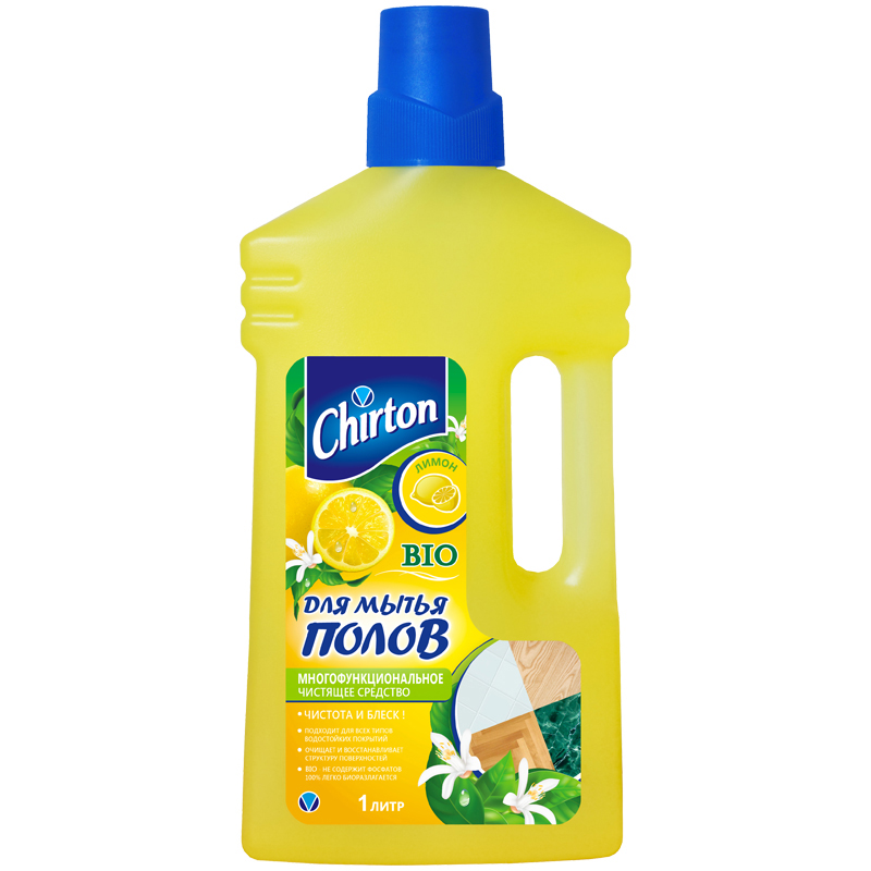 Средство для мытья полов Chirton "Аромат Лимона", 1л