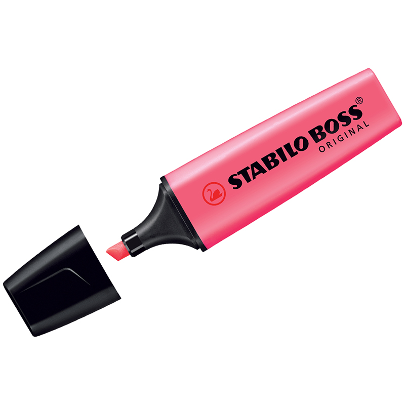 Текстовыделитель Stabilo "Boss Original" розовый, 2-5мм