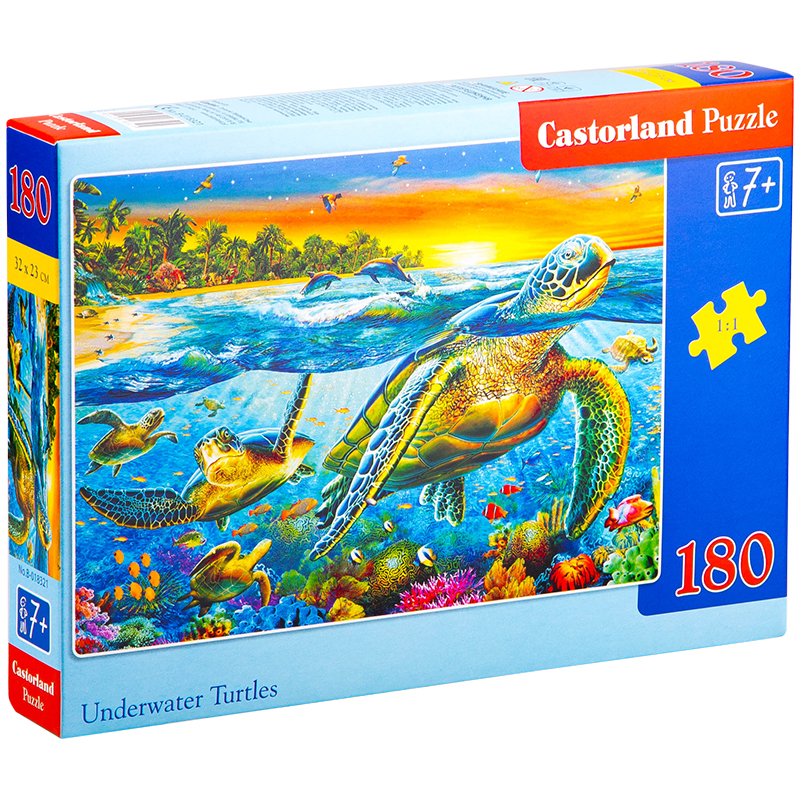 Пазл  180 эл. Castorlаnd "Морские черепахи"
