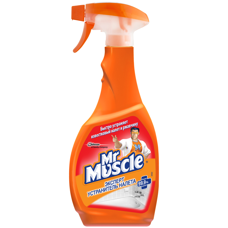 Чистящее средство Mr.Muscle, жидкость, от ржавчины и налета, с курком, 500мл