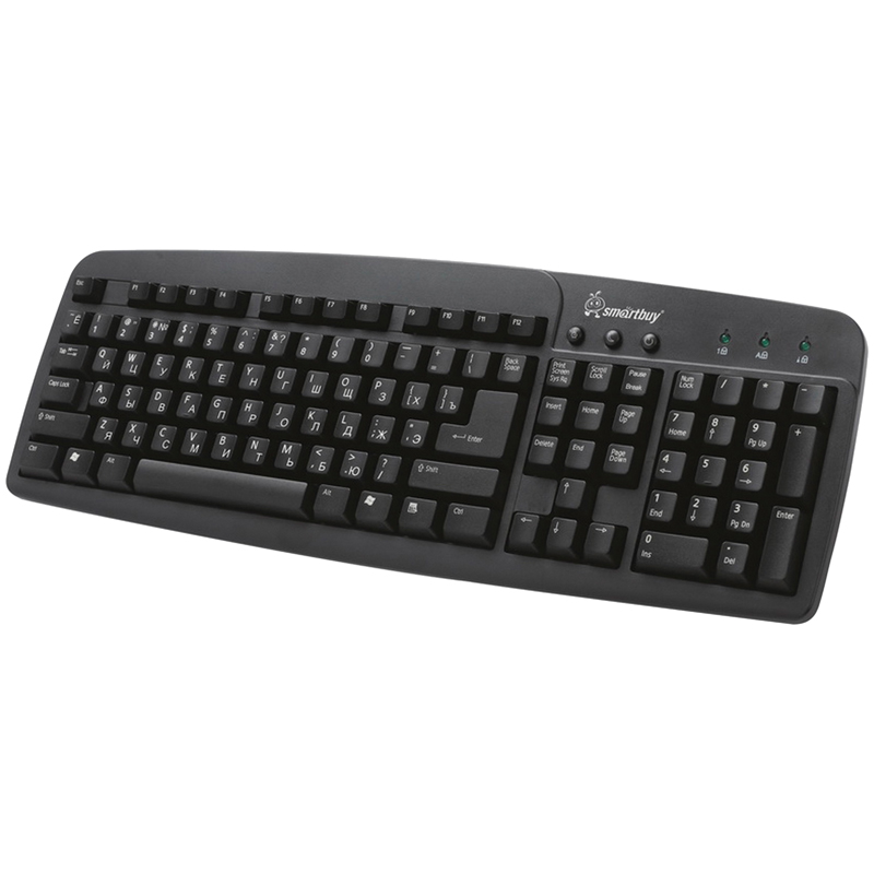 Клавиатура Smartbuy 108, USB, черный
