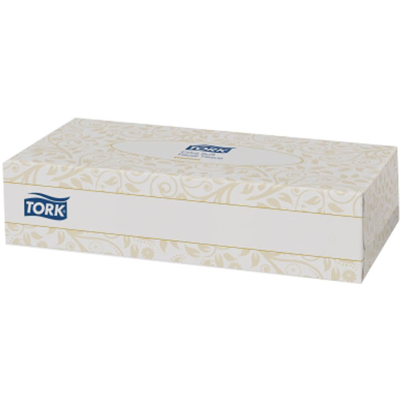 Салфетки бумажные для лица Tork "Premium"(F1) 2-х слойные, 20,8*20см, белые, ультрамягкие, 100шт.