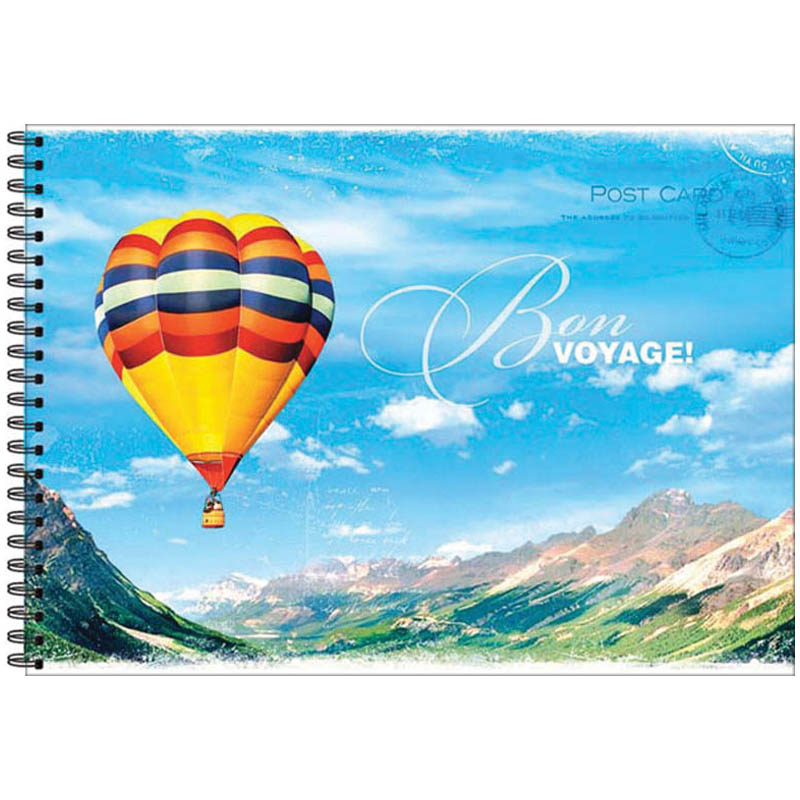 Альбом для рисования 32л., А4, на гребне "Путешествия. Bon voyage", блок 100 г/м2
