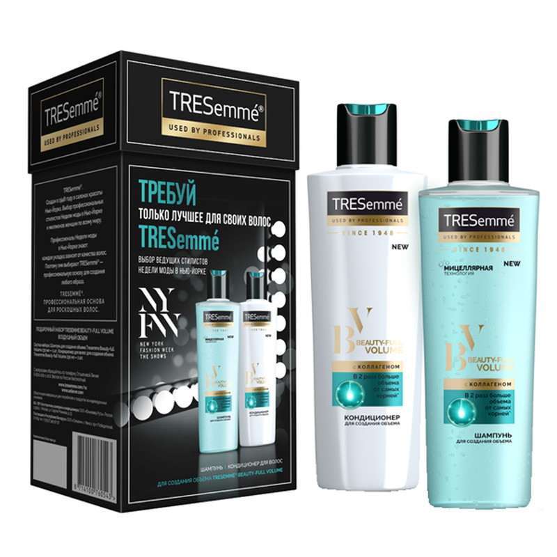 Подарочный набор Tresemme "Воздушный объем", шампунь 230мл + кондиционер 230мл