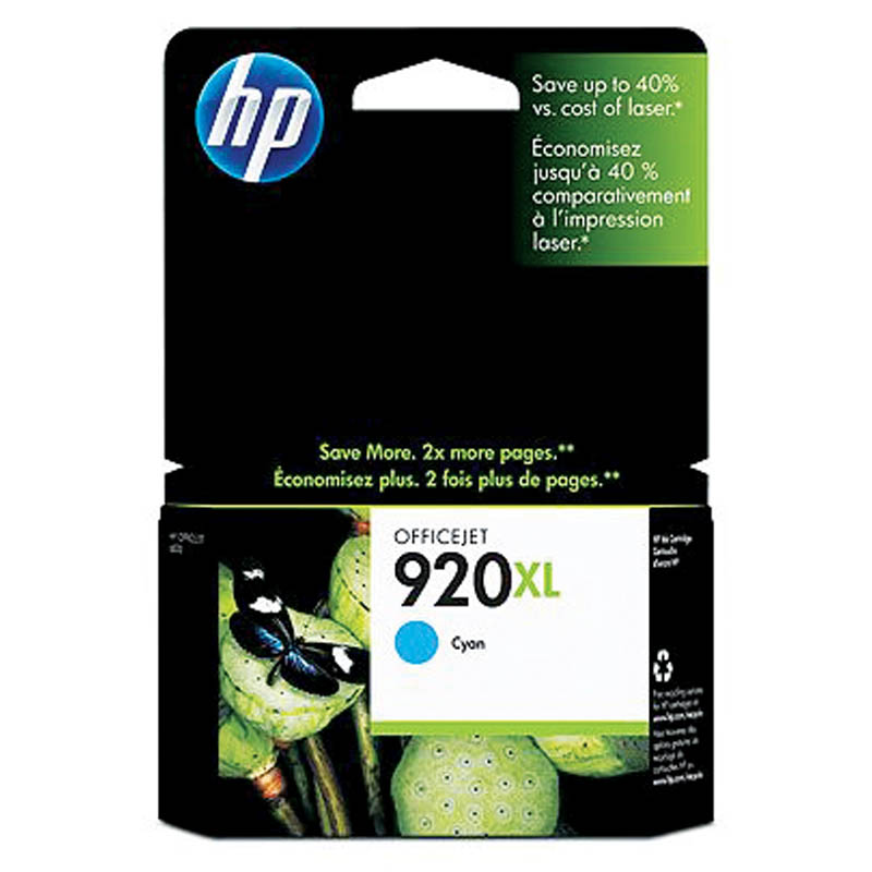 Картридж ориг. HP CD972AE (№920XL) голубой для OfficeJet 6000/6500/7000/7500 (700стр)