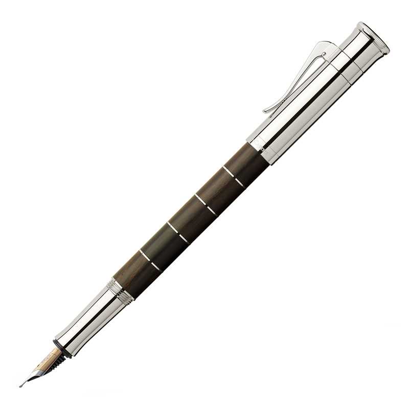 Ручка перьевая Graf von Faber-Castell "Classic Anello Grenadilla Fine", подар. уп.