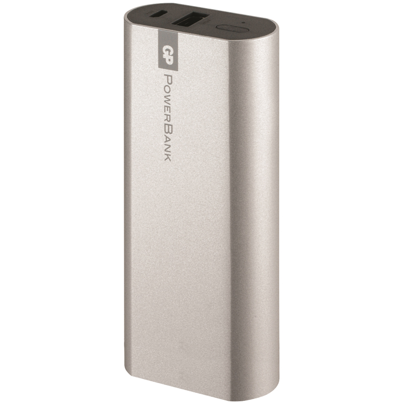Внешний аккумулятор GP PowerBank GPFN05MSE 5200mAh, серебристый