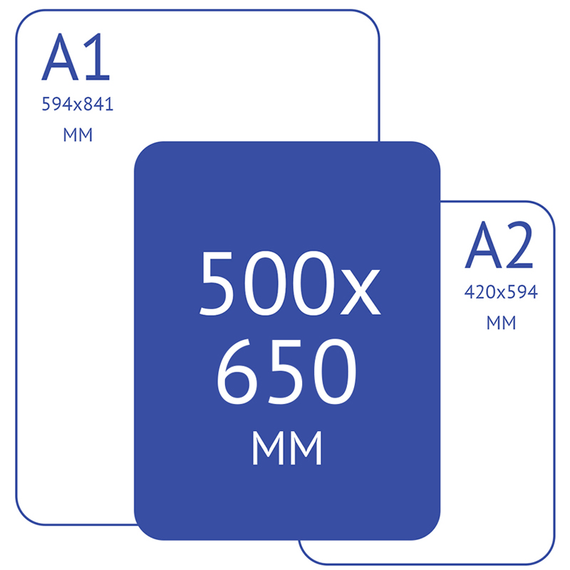 Бумага для пастели, 25л., 500*650мм Clairefontaine "Ingres", 130г/м2, верже, хлопок, черный