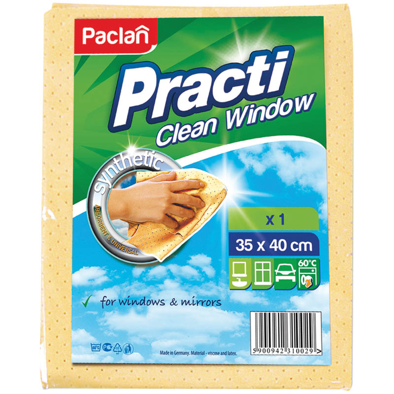 Салфетка для уборки Paclan "Practi" синтетика, 35*40см, 1шт.