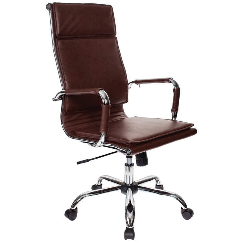 Кресло руководителя Бюрократ CH-993 Brown искусственная кожа коричневая