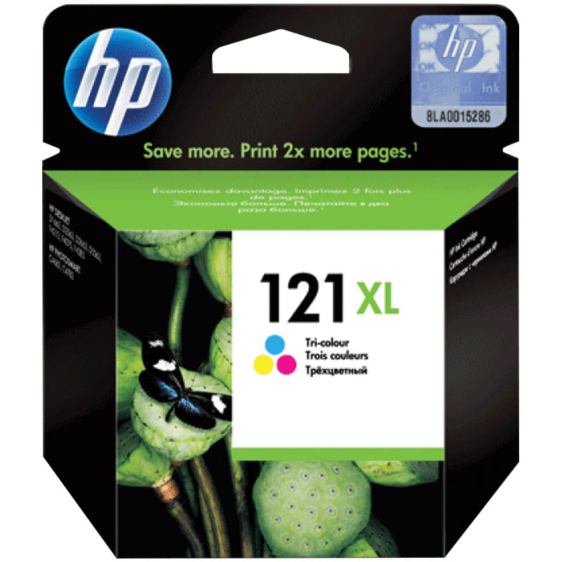 Картридж ориг. HP CC644HE (№121XL) цветной для DJ D2563/2663/5563/F2483/4283/4583 (440стр)