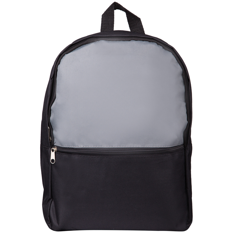 Рюкзак ArtSpace Simple Plus, 37,5*29*12см, 1 отделение, 1 карман, уплотненная спинка, серый