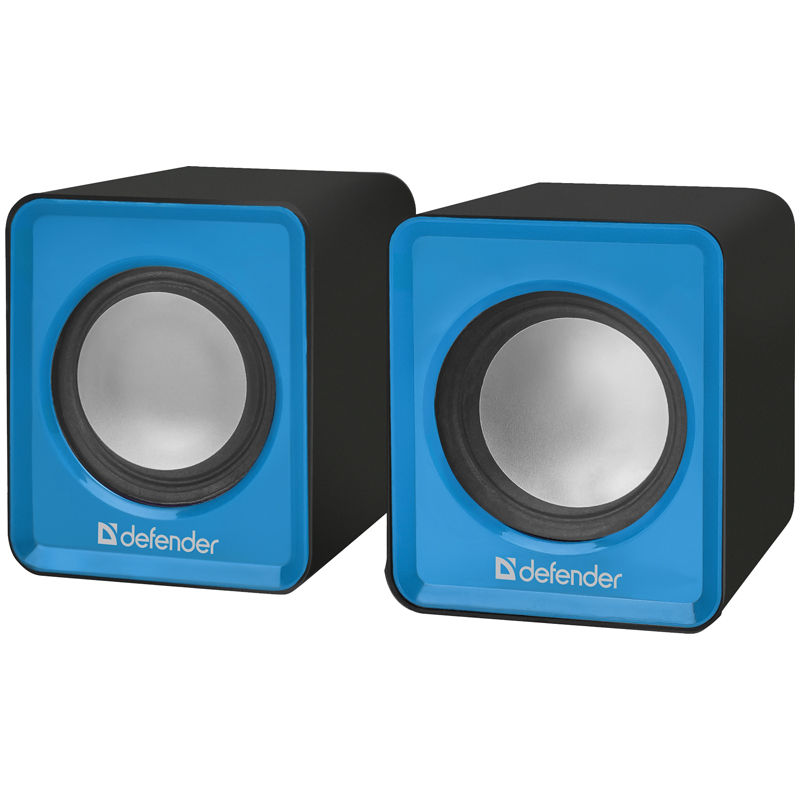 Колонки Defender SPK 22, 2*2,5W, питание от USB, синий
