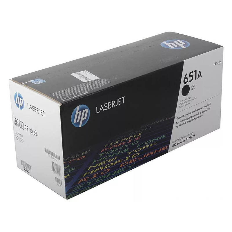 Картридж ориг. HP CE340A (№651A) черный для LJ 700 color MFP M775