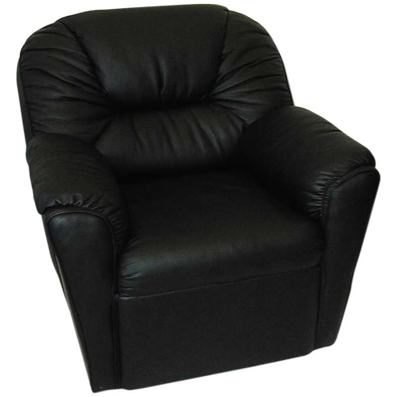 Кресло для отдыха Furniture "Несси", кожзам чёрный