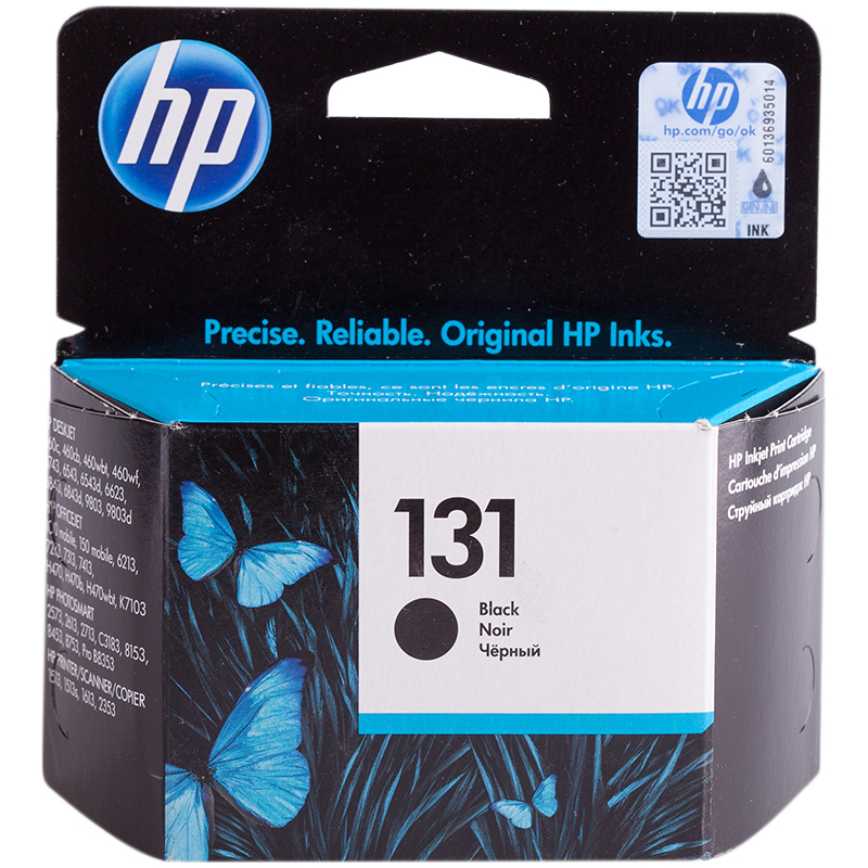 Картридж ориг. HP C8765HE (№131) черный для DJ 5743/6543/6623/6823/6843 (450стр)