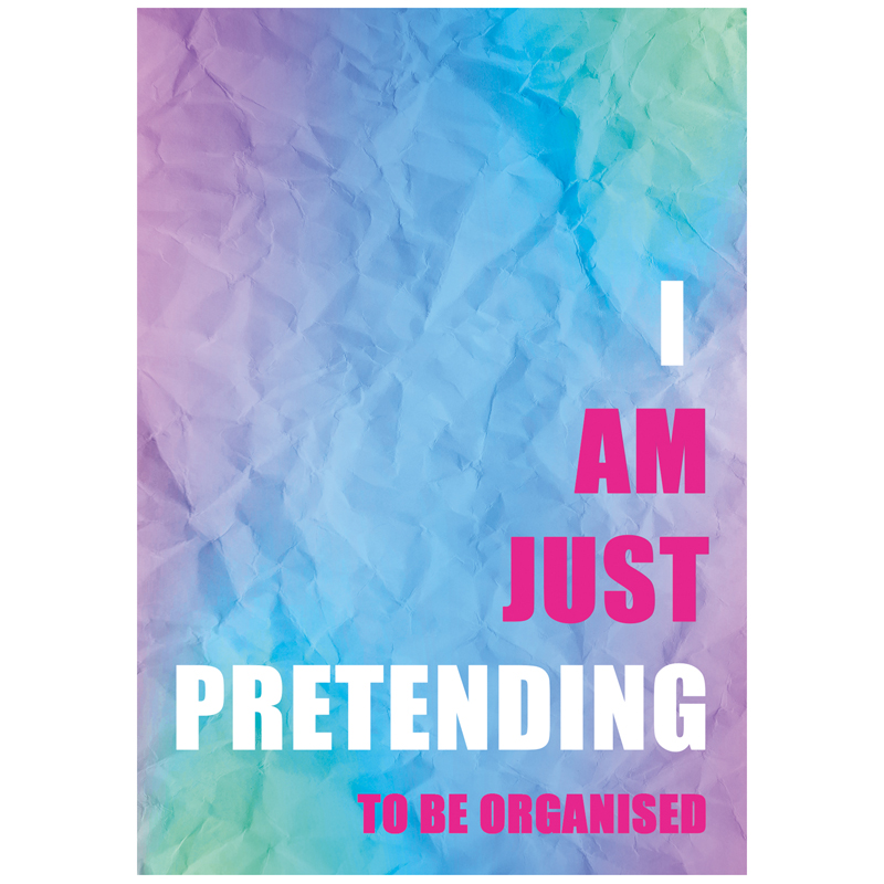 Записная книжка А5 64л. BG "I am just", матовая ламинация, блок-еженедельник