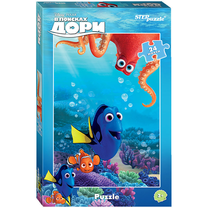Пазл   24 эл. maxi Step Puzzle "Disney. В поисках Дори", картонная коробка