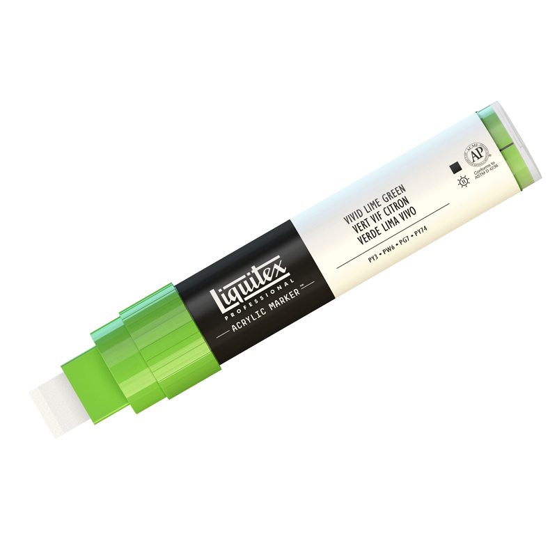 Маркер акриловый Liquitex "Paint marker Wide" 15мм, лаймовый