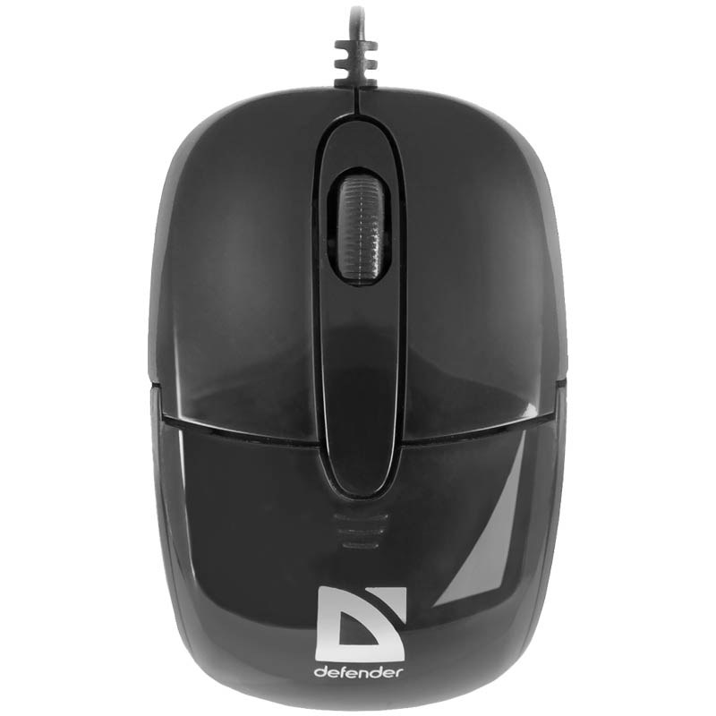 Мышь Defender Optimum MS-130, USB, черный, 3btn+Roll