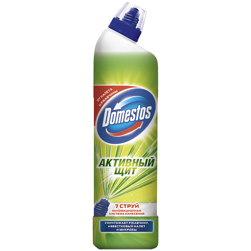 Чистящее средство универсальное Domestos "Активный щит. Лайм", гель, 750мл