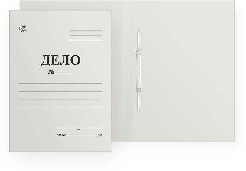 Скоросшиватель Дело белый DOLCE COSTO, немелованный картон, 17028
