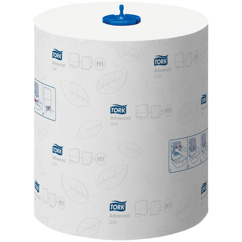 Полотенца бумажные в рулонах Tork Matic "Advanced.Soft"(Н1), 2-слойные, 150м/рул., тиснение, белые