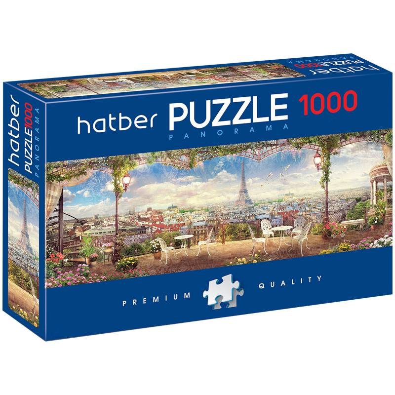 Пазл 1000 эл. Hatber Premium "Панорама. Парижские каникулы"