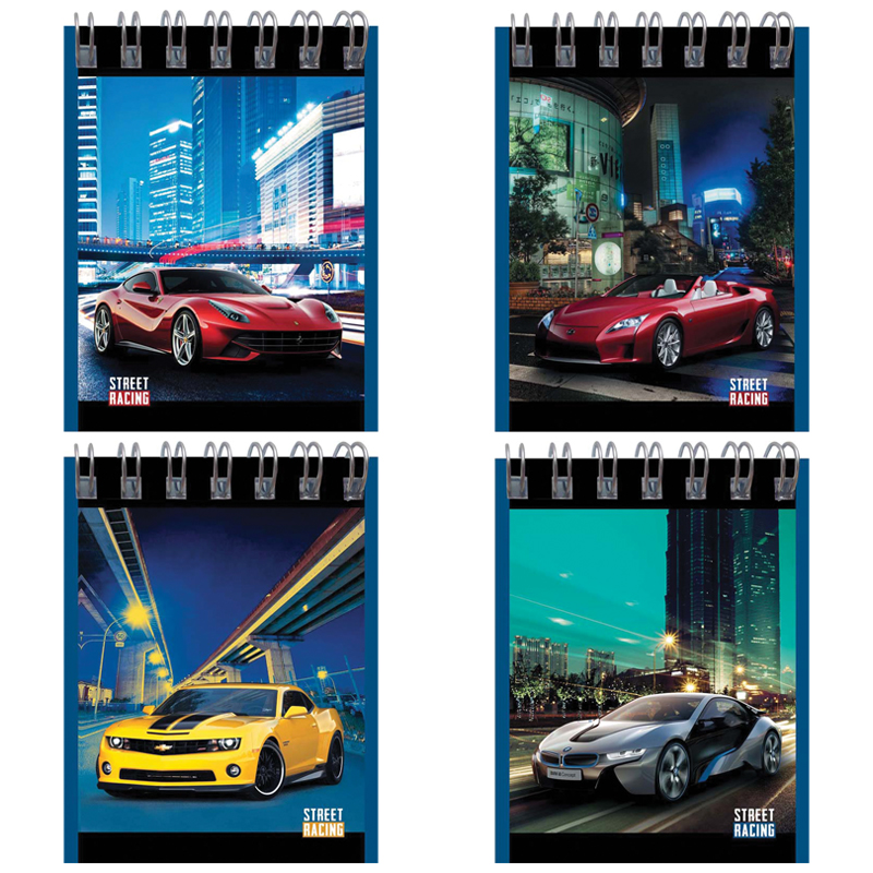 Блокнот А6 40л. на гребне ArtSpace "Авто. Street racing"