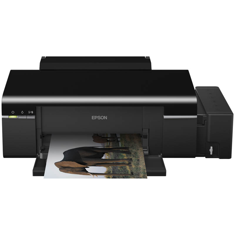 Принтер струйный Epson L800 (A4, 37/38ppm, 6цв., 5760*1440dpi, печать на CD/DVD, USB)