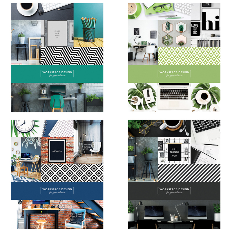 Тетрадь 80л., А5, линия ArtSpace "Офис. Workspace design"