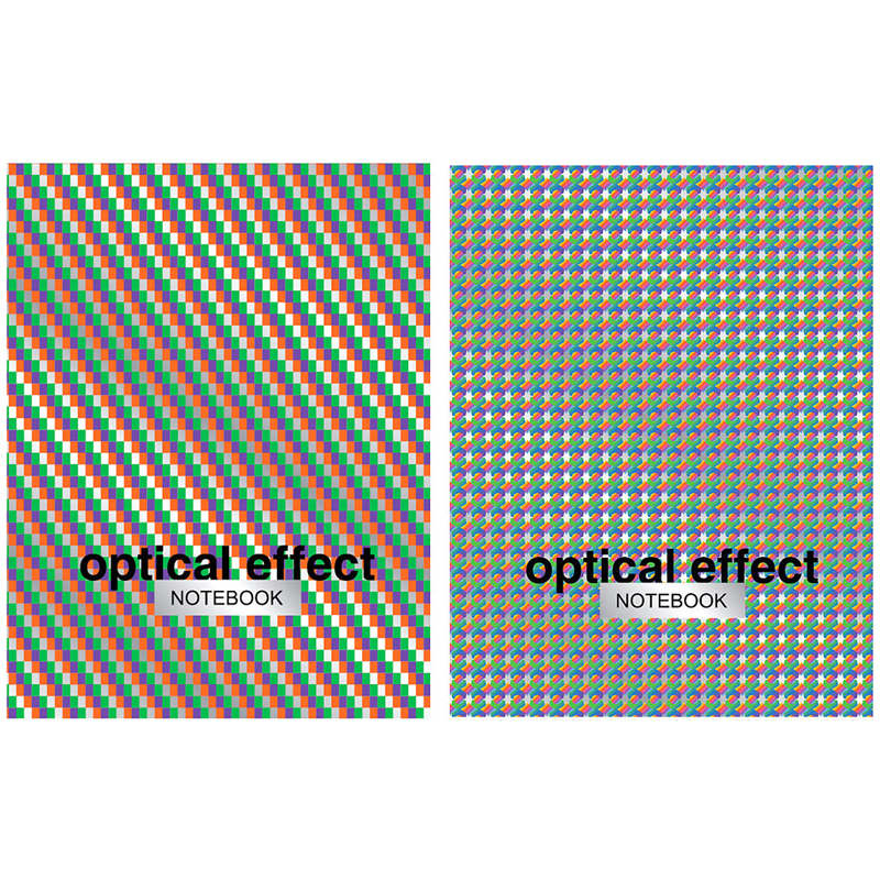 Бизнес-блокнот А5 64л. ЛАЙТ BG "Optical effect", глянцевая ламинация