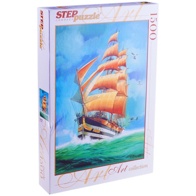Пазл 1500 эл. Step Puzzle "Art collection. Парусник", картонная коробка