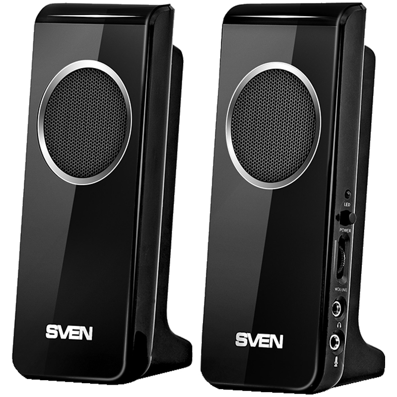 Колонки Sven 314, 2*2W, питание от USB, черный