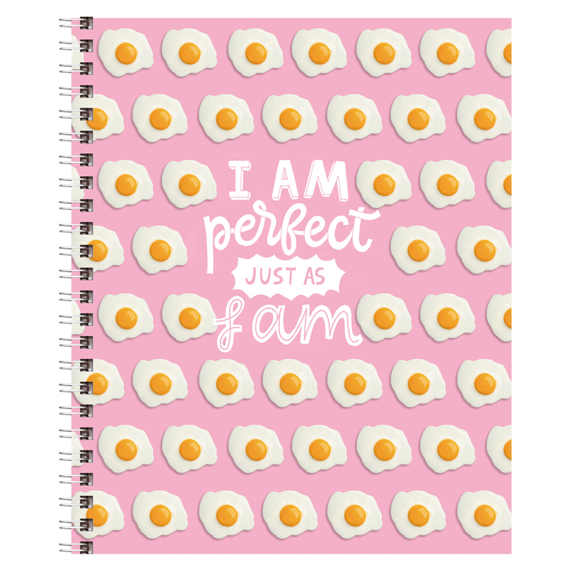 Тетрадь 48л., А5, клетка на гребне BG "Tasty pattern", выб. лак