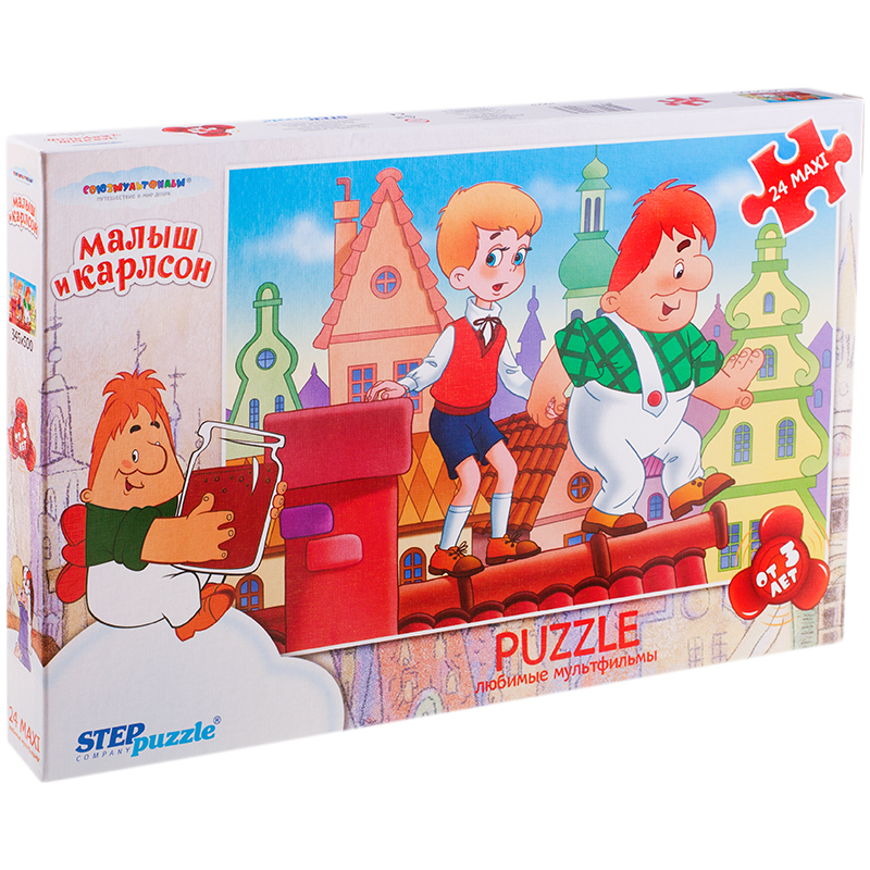 Пазл   24 эл. maxi Step Puzzle "Союзмультфильм. Опасная прогулка", картонная коробка