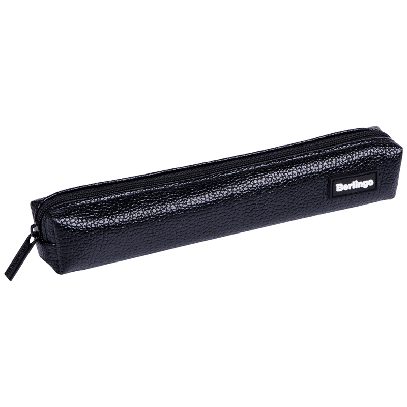 Пенал-мини Berlingo "Black", 200*35*35 мм, полиуретан