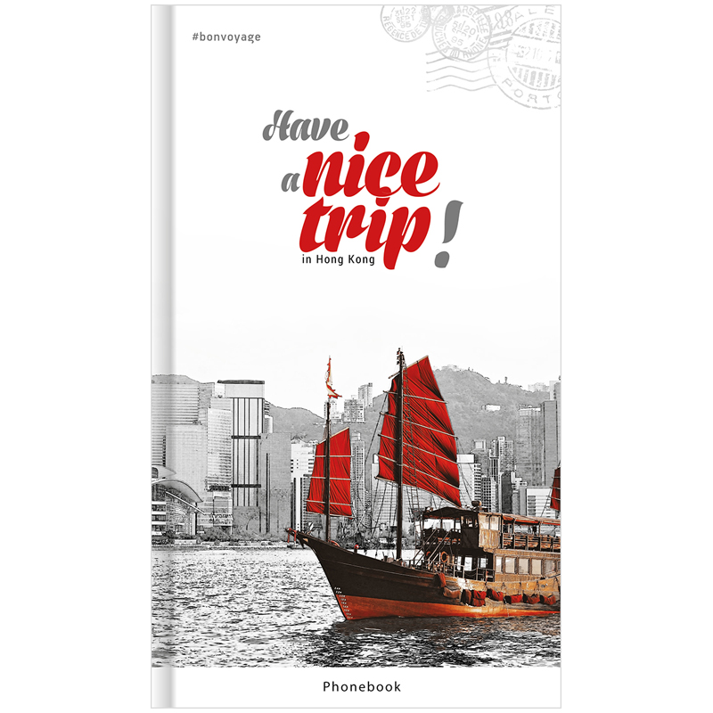 Телефонная книга А5, 80л., 7БЦ, OfficeSpace "Путешествия. Nice trip", выборочный уф-лак, с высечкой