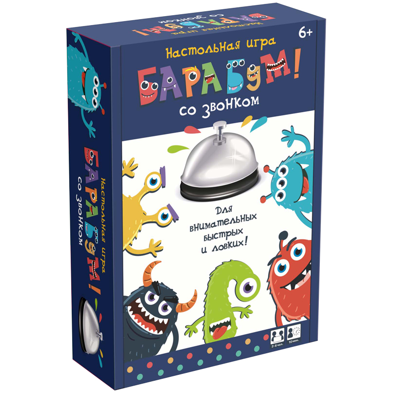 Игра настольная Origami "БаРаБум", картонная коробка