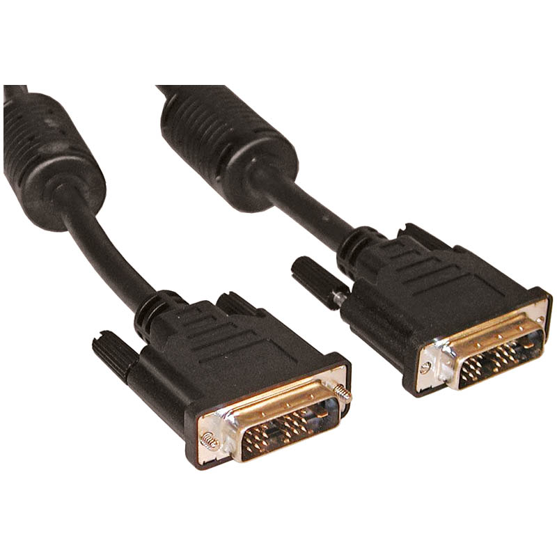 Кабель DVI-to-DVI (m-m), 1.8 м, серый, Hama