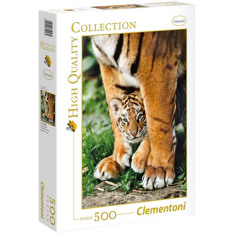 Пазл  500 эл. Clementoni "Классика. Бенгальский тигренок"
