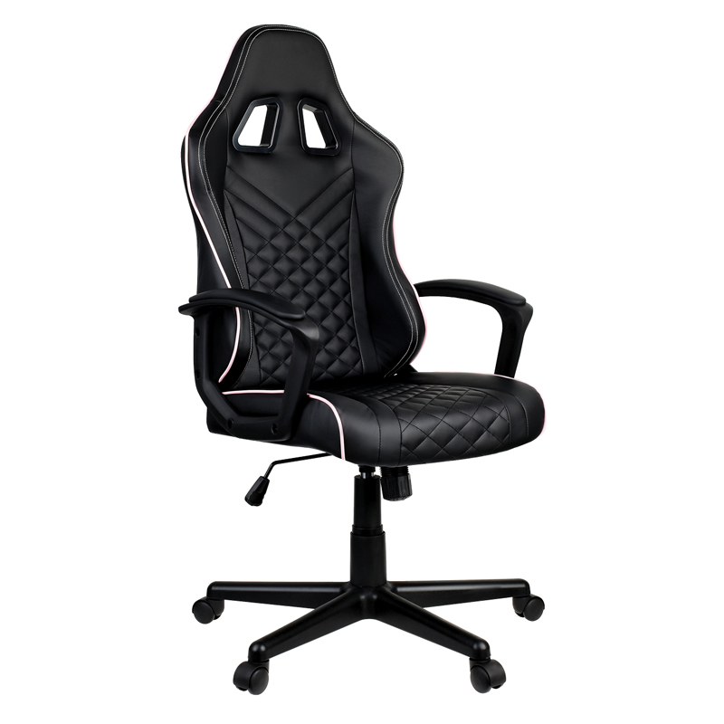 УЦЕНКА - Кресло игровое Helmi HL-S10 "Level up", экокожа черная