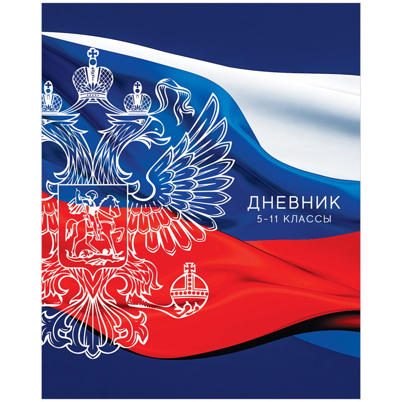 Дневник 5-11 кл. 48л. "Россия", ВД-лак