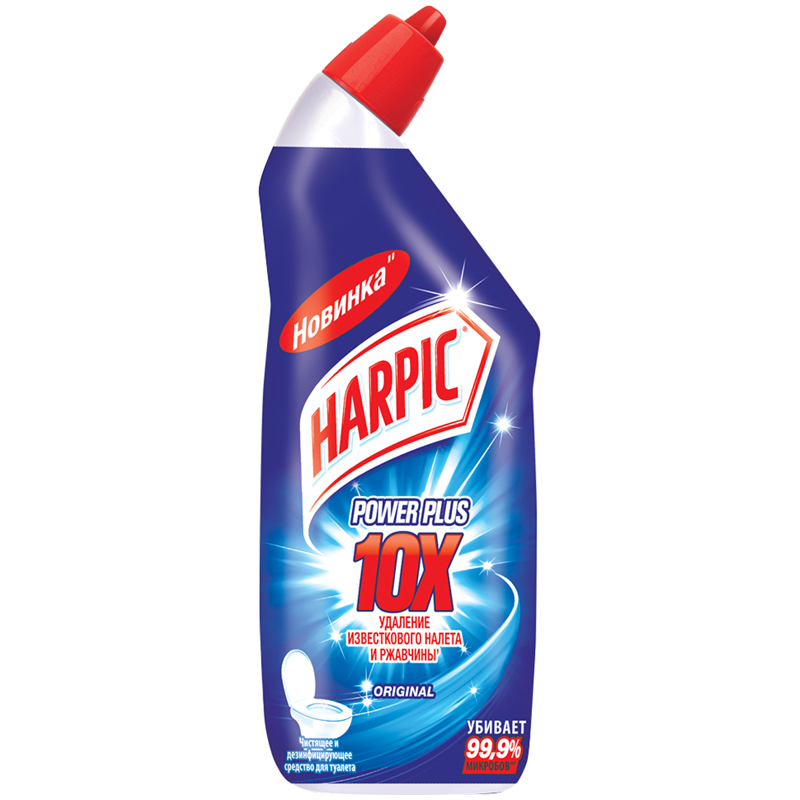 Средство для туалета Harpic Power Plus "Original", дезинфицирующ., 450мл