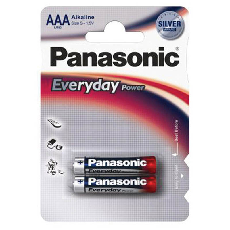 Батарейка LR03 PANASONIC Everyday Power LR03/2BP