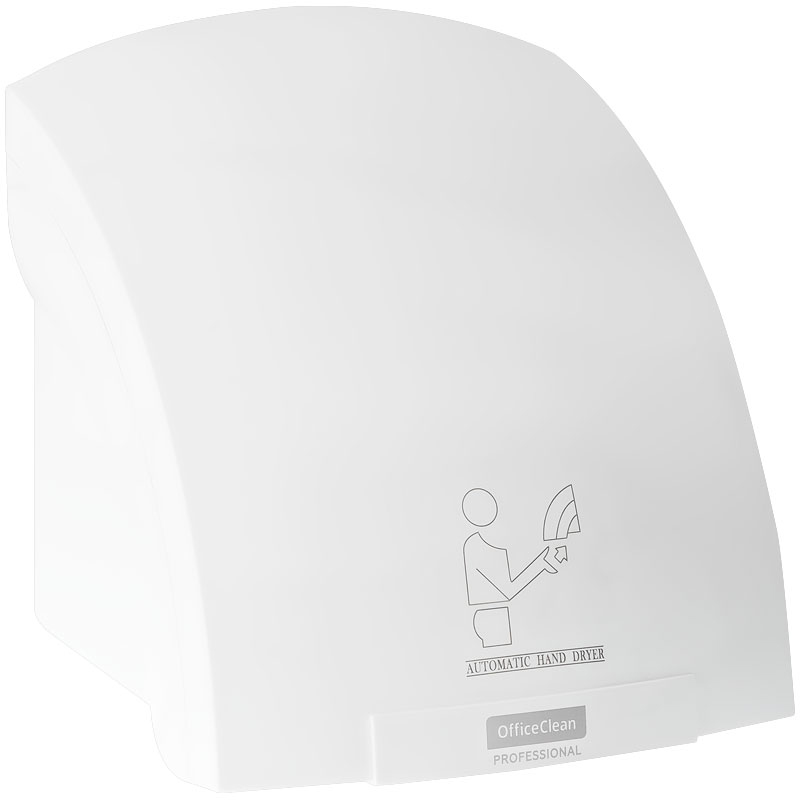 УЦЕНКА-Электросушитель для рук OfficeClean Professional, 2000Вт, сенсорный, белый, ABS-пластик