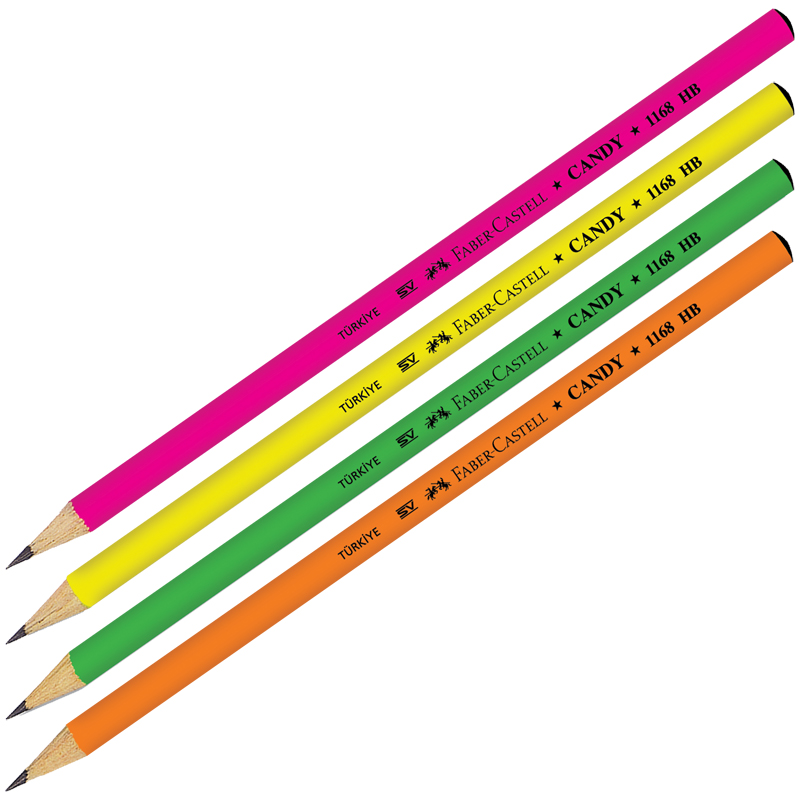 Карандаш ч/г Faber-Castell "Candy" HB, заточен.
