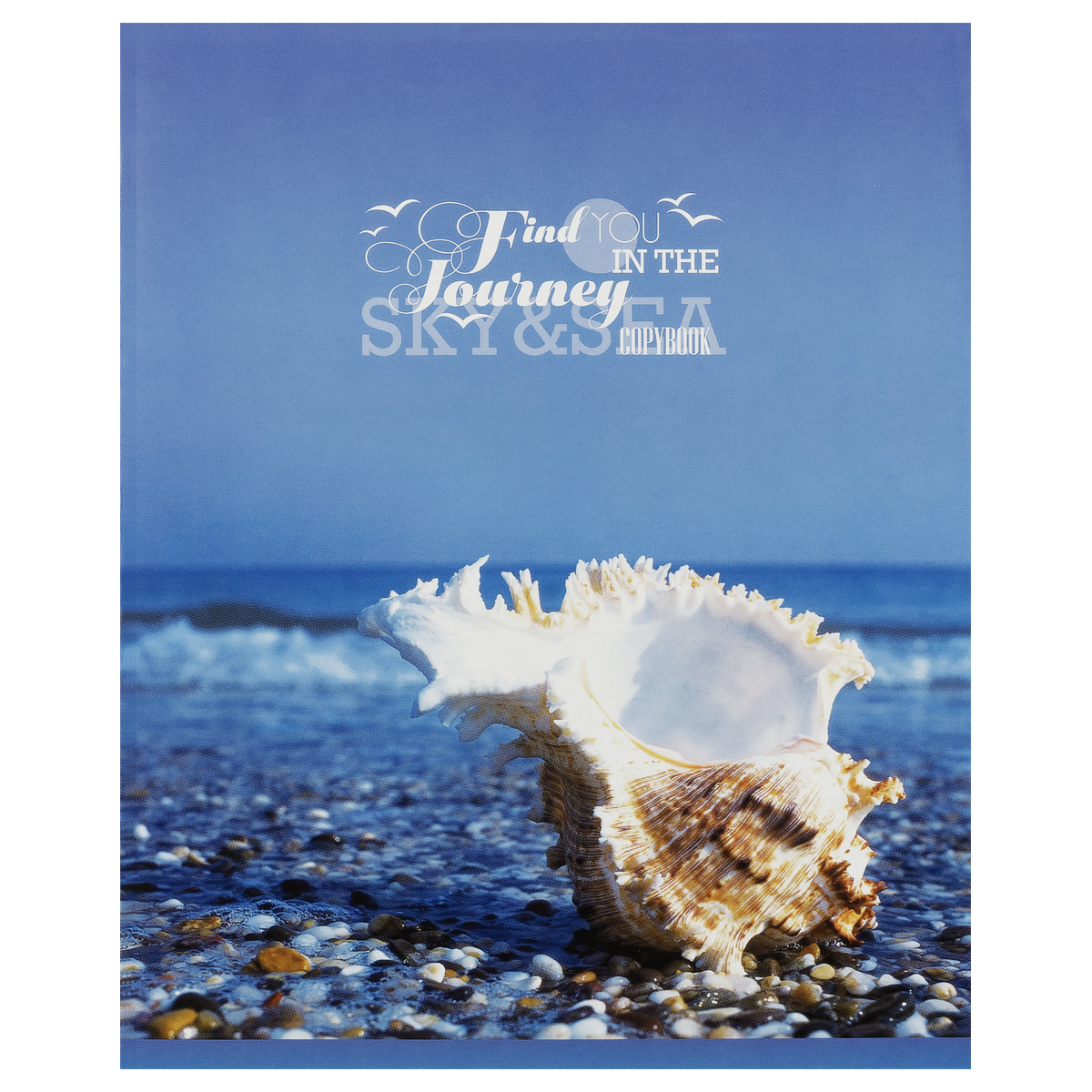 Тетрадь 18л., клетка Мировые тетради "Sky&Sea"