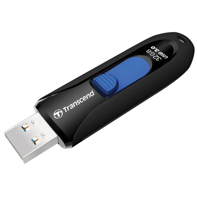 Память Transcend "JetFlash 790"   8GB, USB 3.0 Flash Drive, синий/черный
