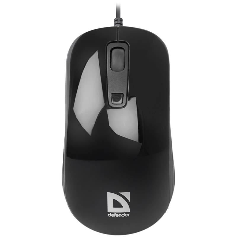 Мышь Defender Datum MB-060, USB, черный, 3btn+Roll